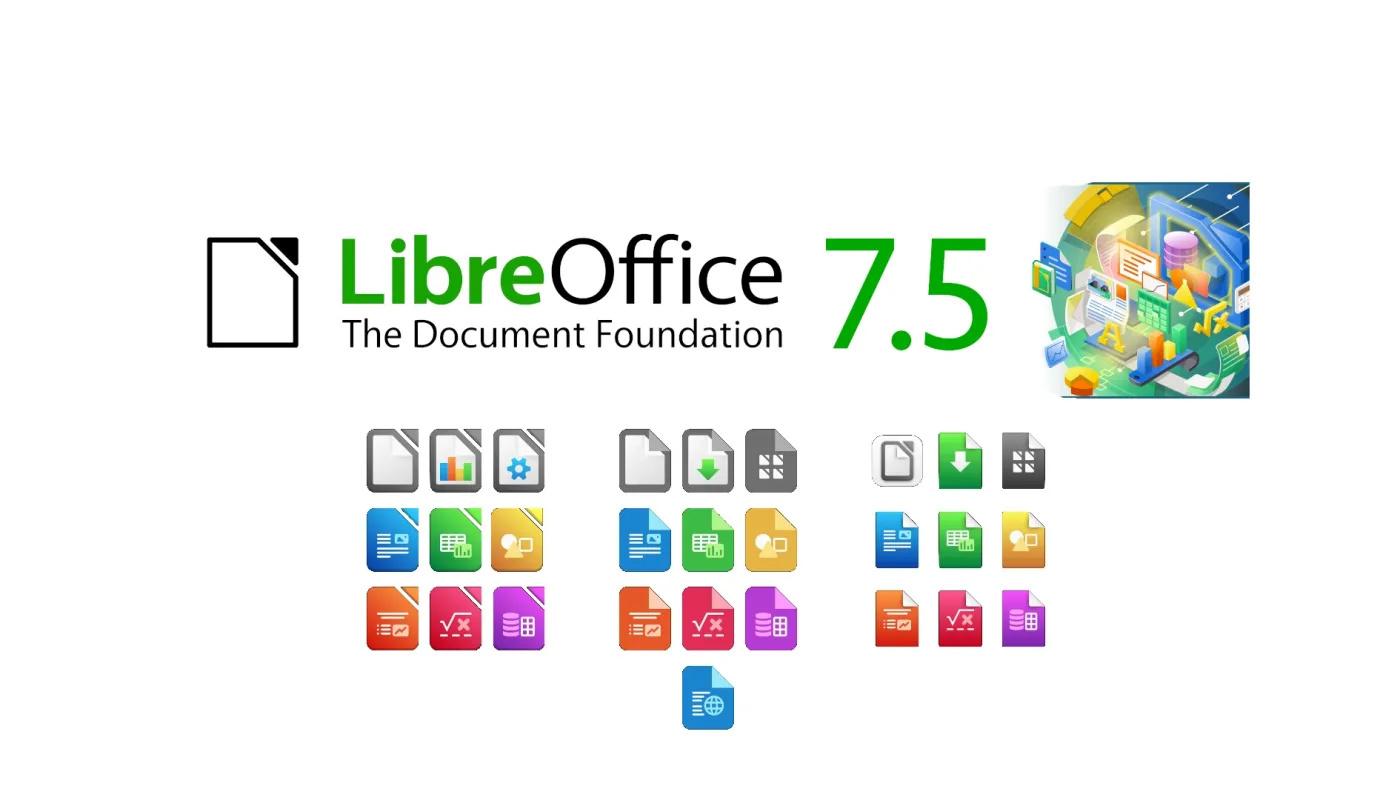 开源办公套件 LibreOffice 7.5.5 发布，修复 70 多处 Bug