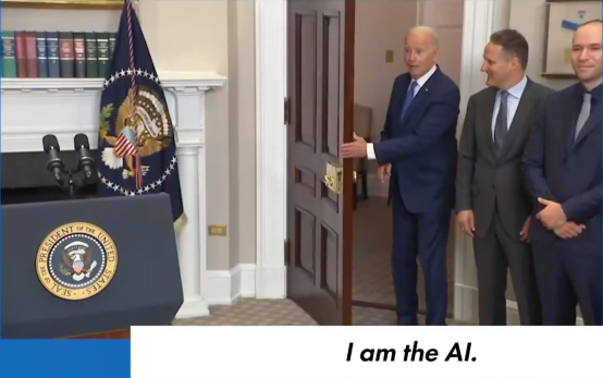当着七家AI科技公司高管，拜登：我就是人工智能